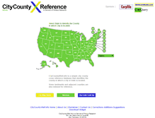 Tablet Screenshot of citycountyxref.info